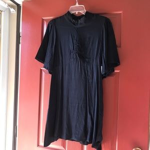 NWT: Free People Black Turtle Neck Dress